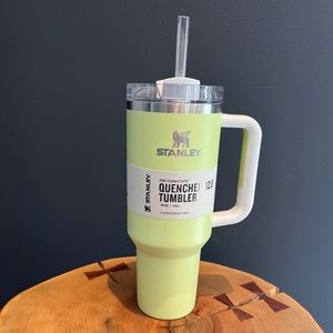 Stanley 40oz Citron Colorblock Adventure Quencher Tumbler H2.0